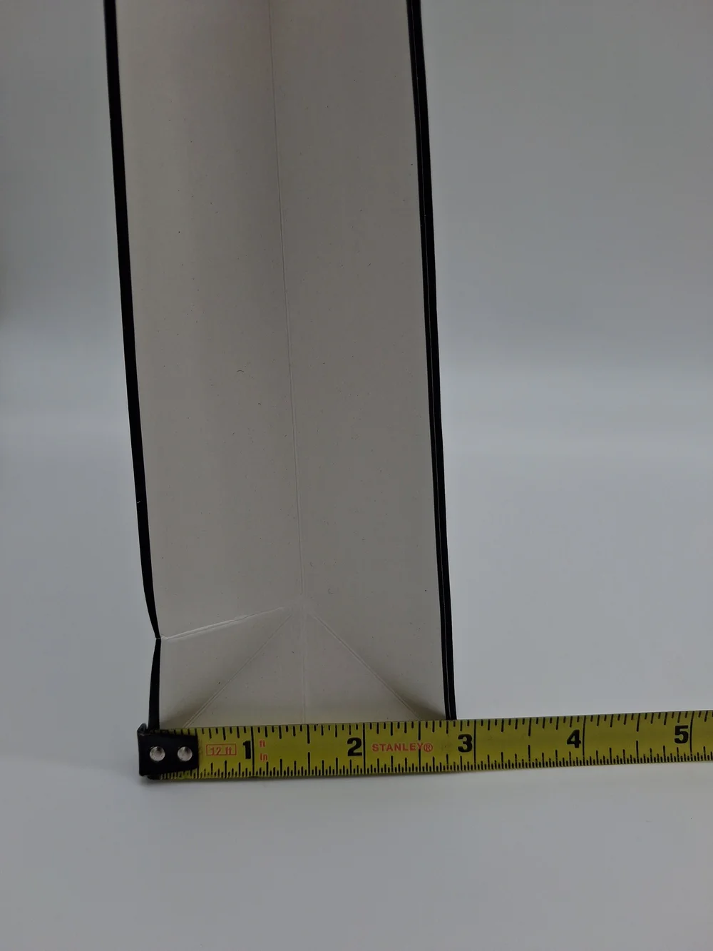 CHANEL White Black Shopping Gift Bag Rope Handles Logo Ribbon Luxury Packaging